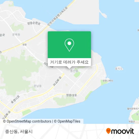 중산동 지도