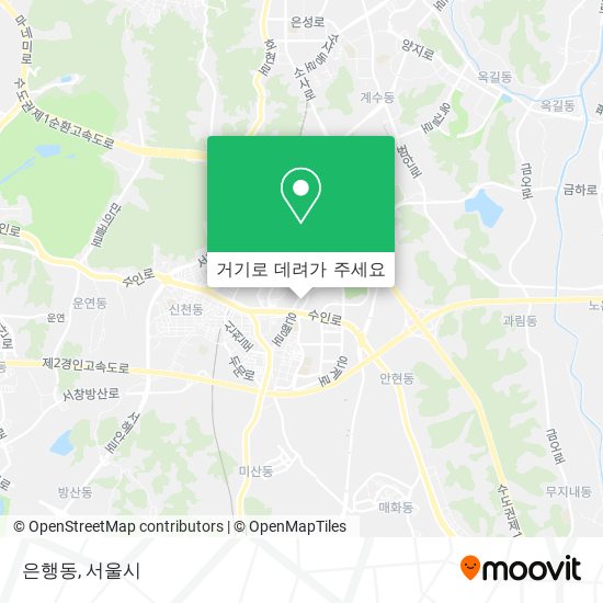 은행동 지도