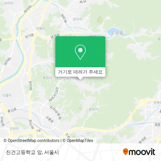 진건고등학교 앞 지도
