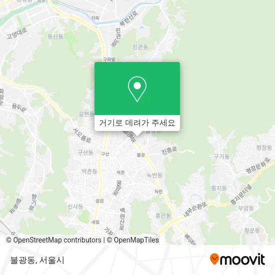 불광동 지도