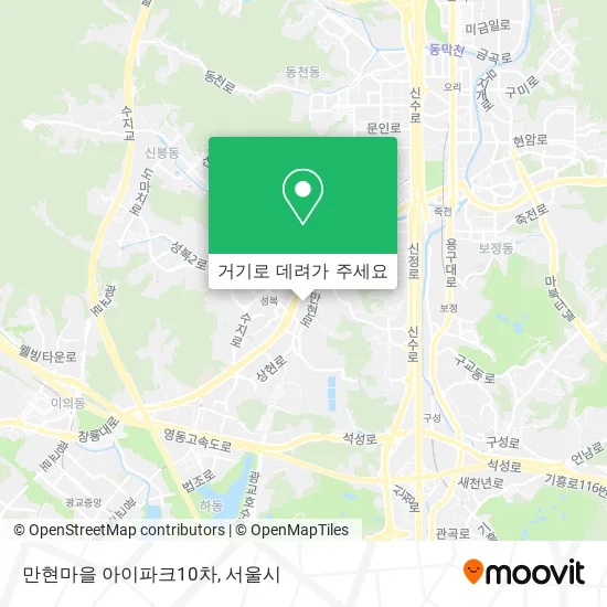 만현마을 아이파크10차 지도