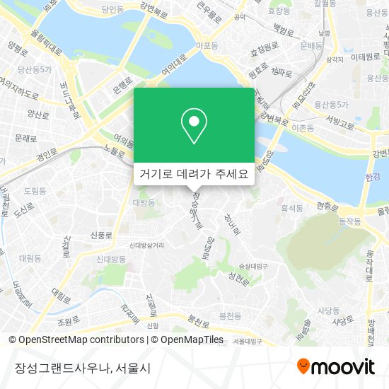 장성그랜드사우나 지도