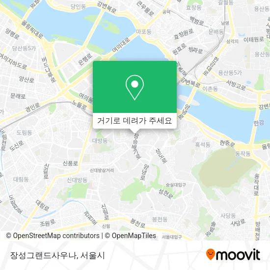 장성그랜드사우나 지도