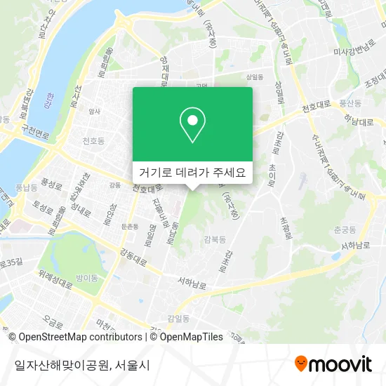 일자산해맞이공원 지도