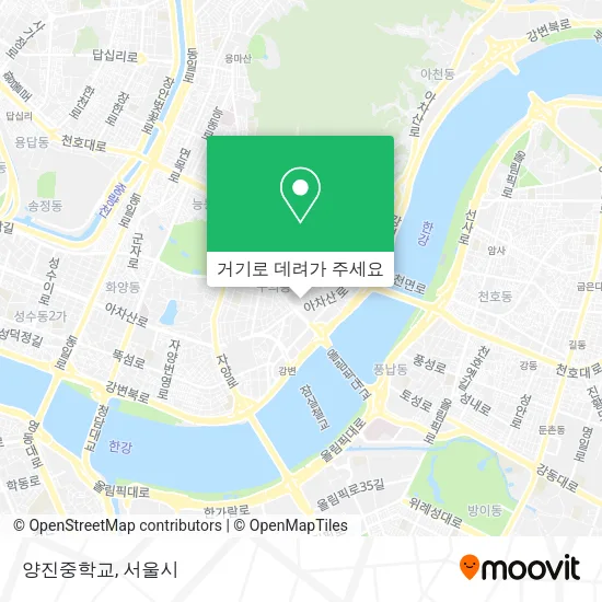 양진중학교 지도