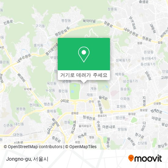 Jongno-gu 지도
