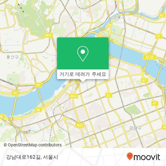 강남대로162길 지도