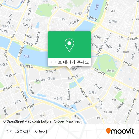 수지 LG아파트 지도