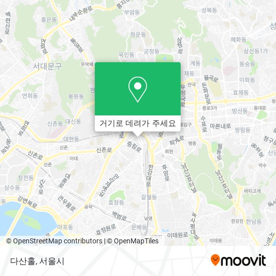 다산홀 지도