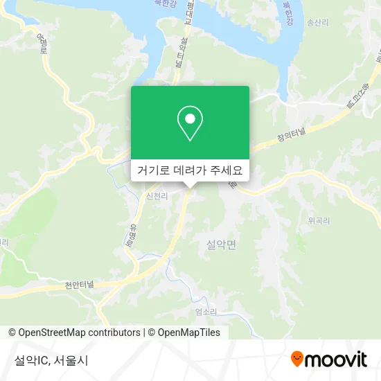 설악IC 지도
