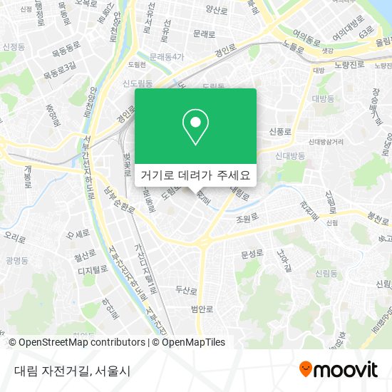 대림 자전거길 지도
