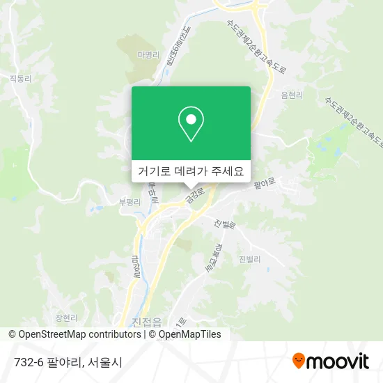 732-6 팔야리 지도