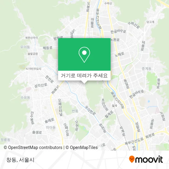 창동 지도