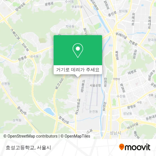 효성고등학교 지도