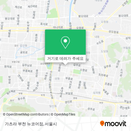 가츠라 부천 뉴코어점 지도