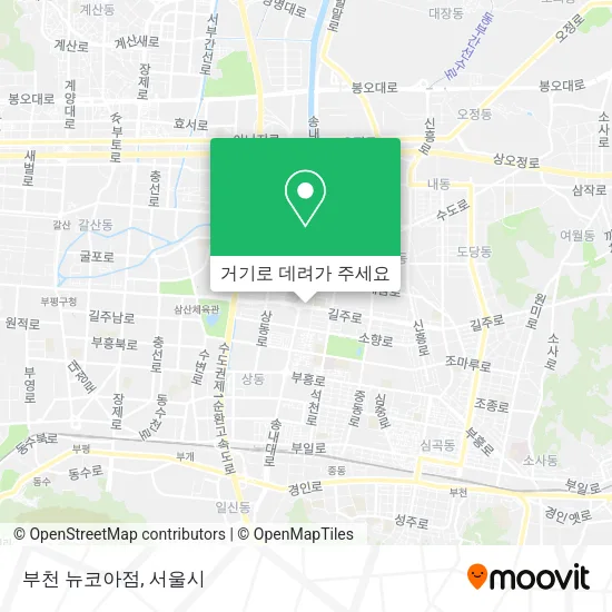 부천 뉴코아점 지도