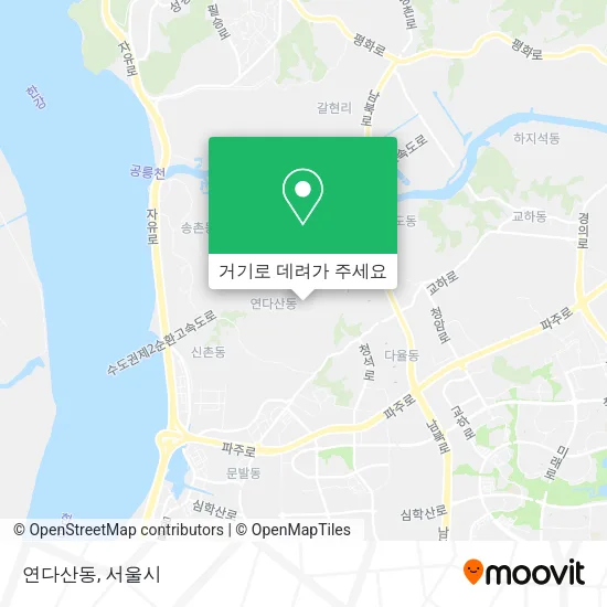 연다산동 지도
