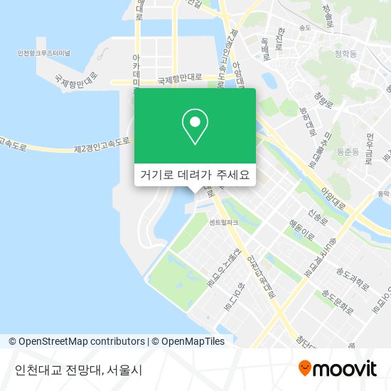 인천대교 전망대 지도