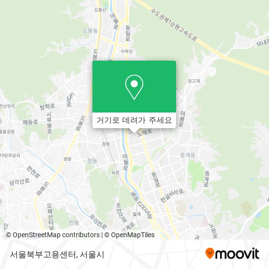 서울북부고용센터 지도