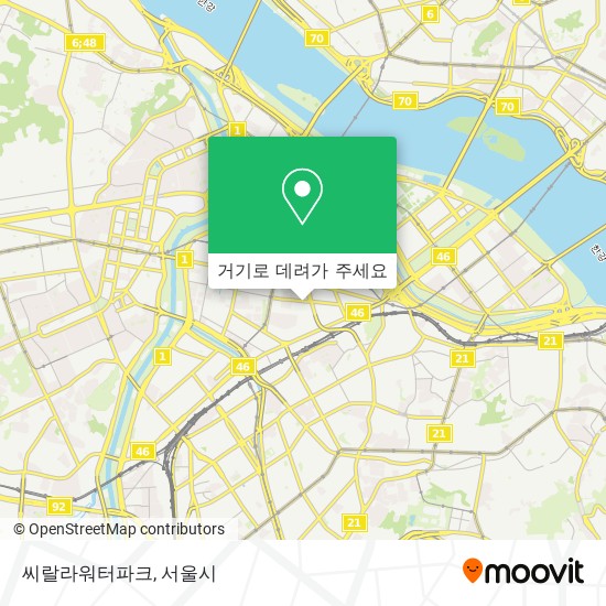 씨랄라워터파크 지도
