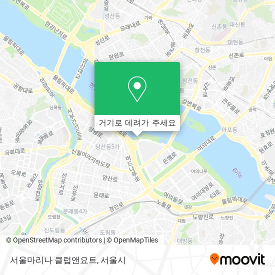 서울마리나 클럽앤요트 지도