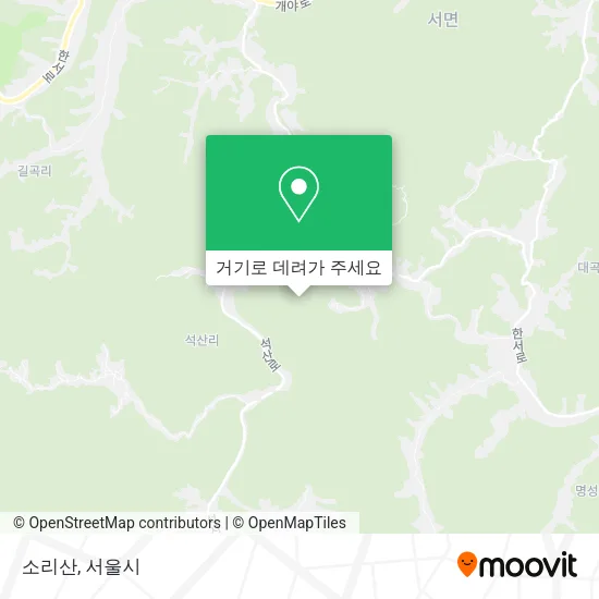 소리산 지도