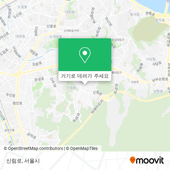 신림로 지도