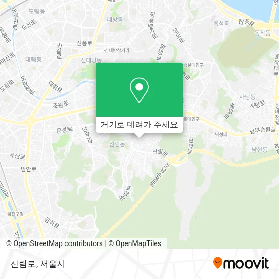신림로 지도