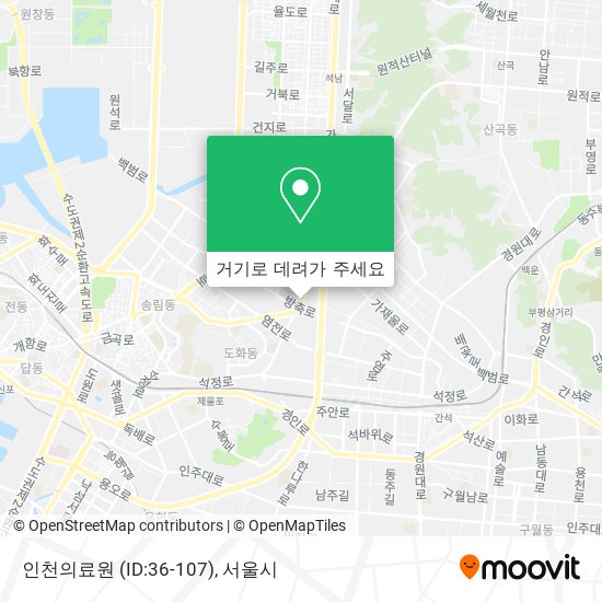 인천의료원 (ID:36-107) 지도