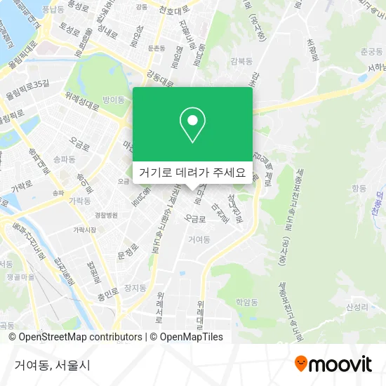 거여동 지도