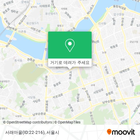 서래마을(ID:22-216) 지도
