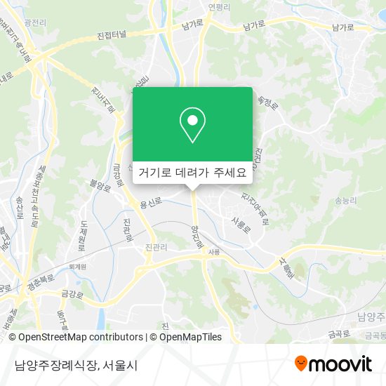 남양주장례식장 지도