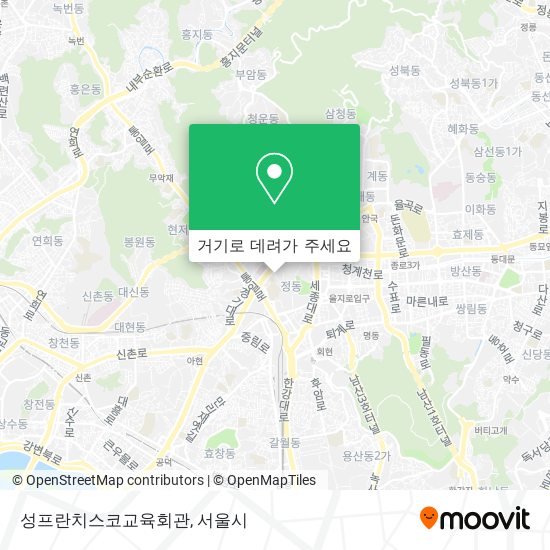 성프란치스코교육회관 지도