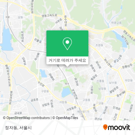 정자동 지도