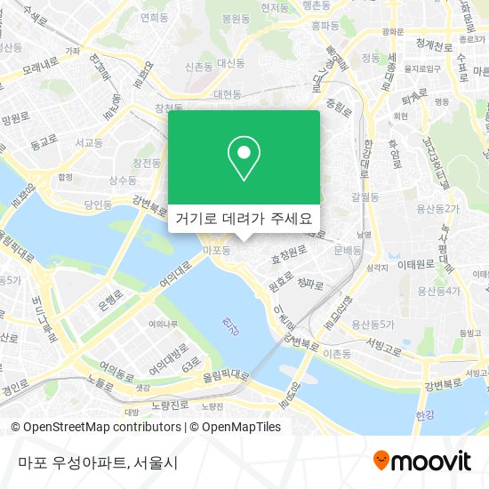 마포 우성아파트 지도