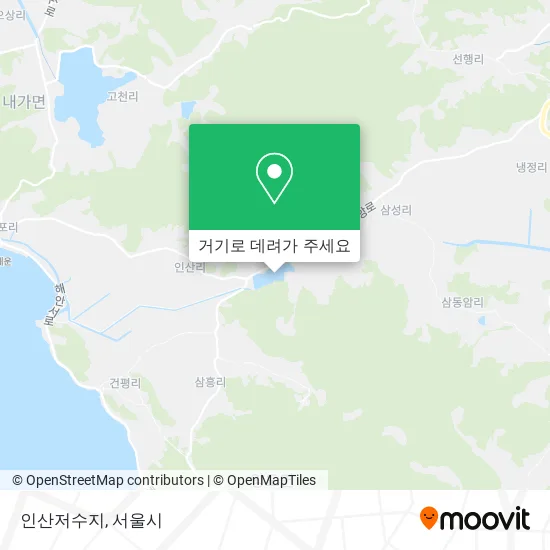 인산저수지 지도