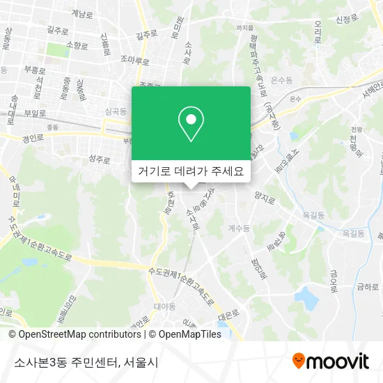 소사본3동 주민센터 지도