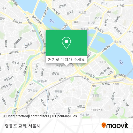 영등포 교회 지도