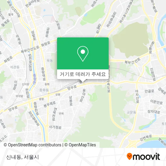 신내동 지도