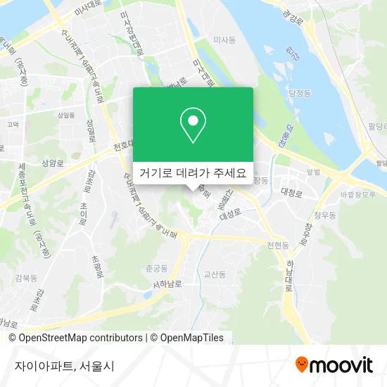 자이아파트 지도