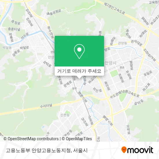 고용노동부 안양고용노동지청 지도