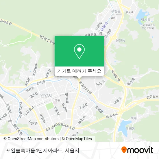 포일숲속마을4단지아파트 지도