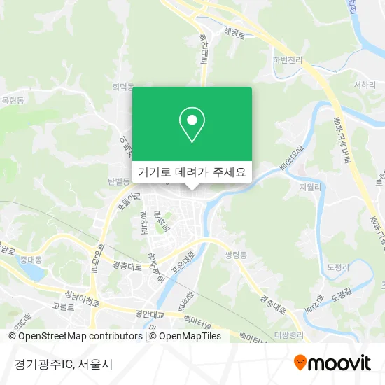 경기광주IC 지도