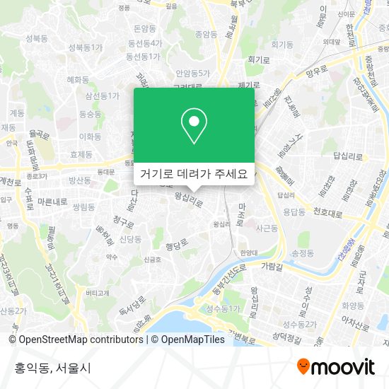 홍익동 지도