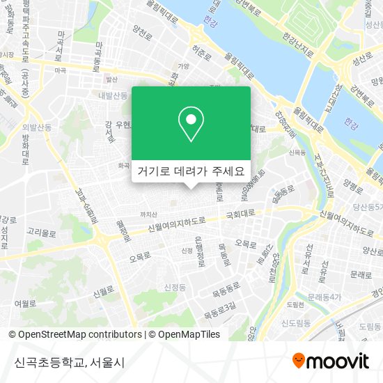신곡초등학교 지도