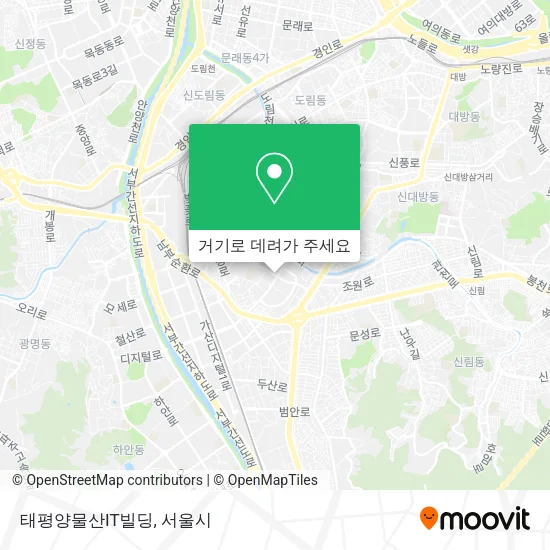 태평양물산IT빌딩 지도