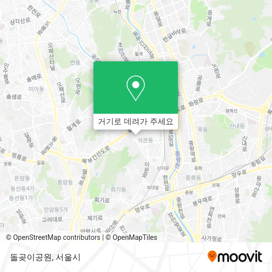 돌곶이공원 지도