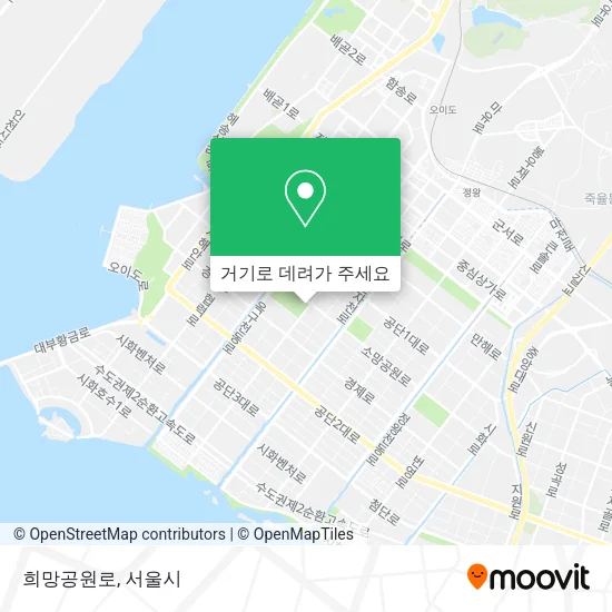 희망공원로 지도