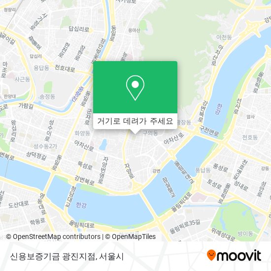 신용보증기금 광진지점 지도