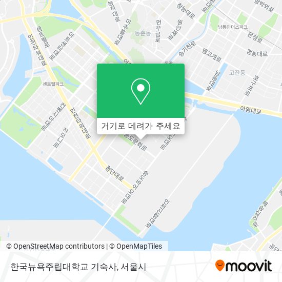 한국뉴욕주립대학교 기숙사 지도